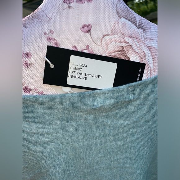 Minnie Rose cotton cashmere off the shoulder top (read description) - Picture 15 of 15